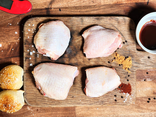 Pasture Raised, Free Range Chicken Thighs