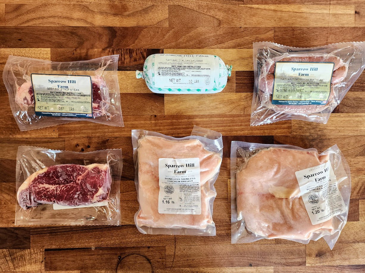 The Steak, Sausage, and Chicken Breast Box