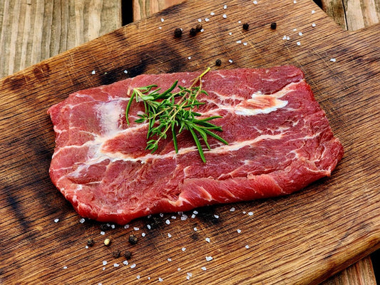 Grass Fed and Finished Beef Flat Iron Steak