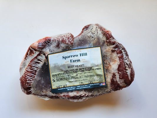 Grass Fed and Finished Beef Heart
