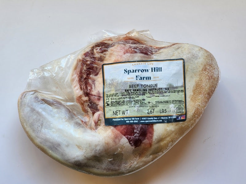 Grass Fed and Finished Beef Tongue