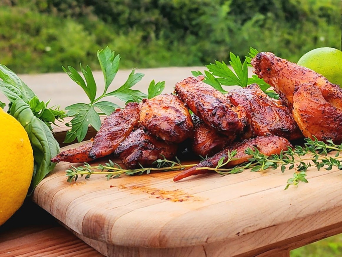 BBQ Pasture-Raised, Free-Range Chicken Wings