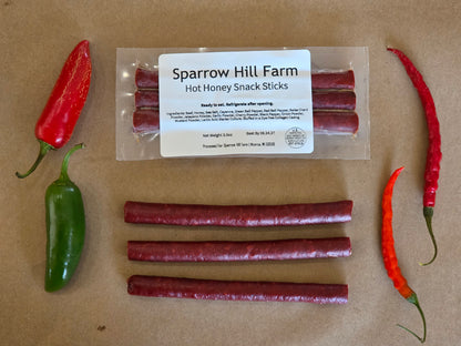Hot Honey Beef Snack Sticks