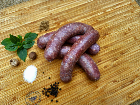 Natural Recipe Grass Fed and Finished Lamb Bratwurst