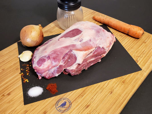 Grass Fed, Grass Finished Lamb Shoulder Roast