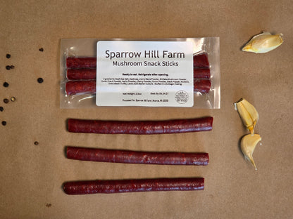 Savory Mushroom Beef Snack Sticks